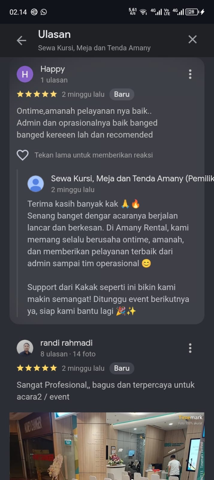 Testimoni Amany Production